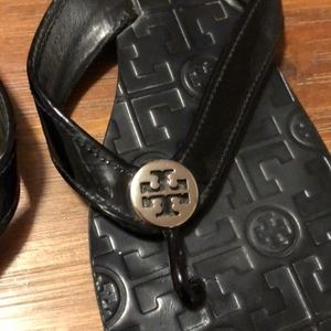 Tory Burch Thora Sandals, black, size 8